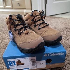 Columbia Youth Fairbanks Mid Brown Shoes